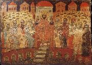 unknow artist The Council of Nicaea i,Melkite icon from the 17 century china oil painting artist